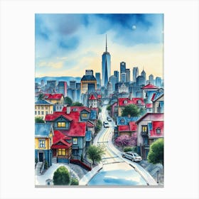 Cityscape 5 Canvas Print