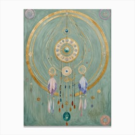 Pastel Dream Catcher Canvas Print