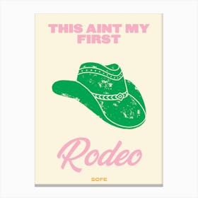 Rodeo Canvas Print