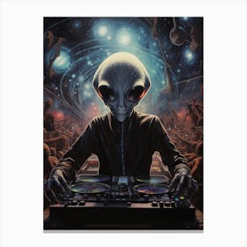 Gray Alien 03 Canvas Print