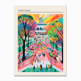 Gorky Park Moscow Russia 3 Canvas Print