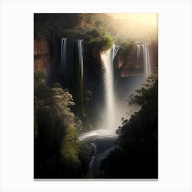 Fitzroy Falls, Australia Realistic Photograph (2) Canvas Print
