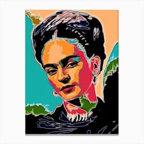 Frida Illustration Canvas Print
