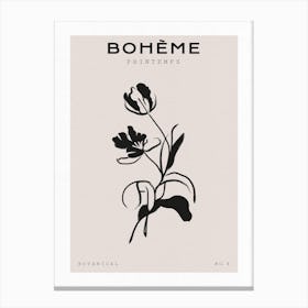 Boho Bohemian 1 Tulip Canvas Print