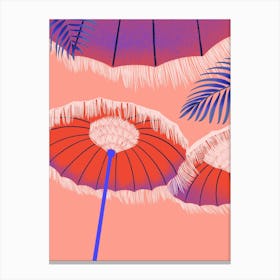 Parasols Canvas Print
