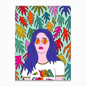 Yes Girl Canvas Print