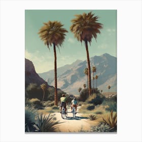 Palm Springs 2 Travel Poster Vintage Canvas Print