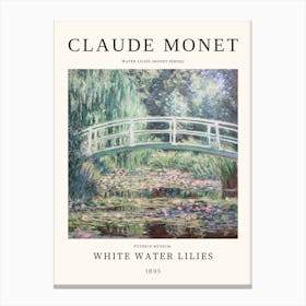 White Water Lilies - Claude Monet Canvas Print