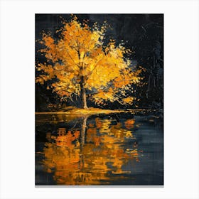 Tree In The Water 5 Canvas Print