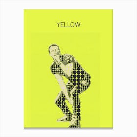 Yellow Chris Martin Canvas Print