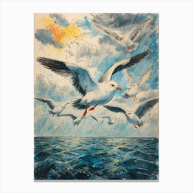 Seagulls Canvas Print