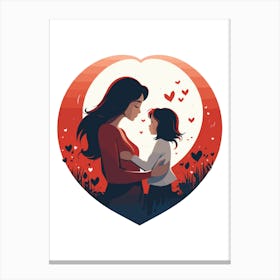 Mother And Daughter Canvas Print