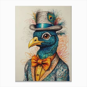 Peacock 34 Canvas Print