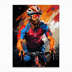 Bike Rider sport Canvas Print
