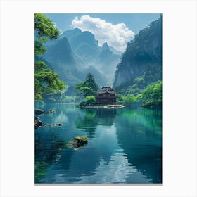 Chinese Temple 2 Canvas Print