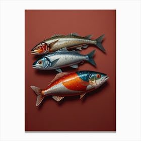 Three Fish 1 Canvas Print