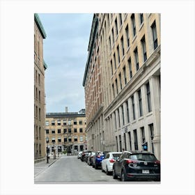 Street In Toronto Canvas Print