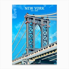New York Print | Brooklyn Bridge Print Canvas Print