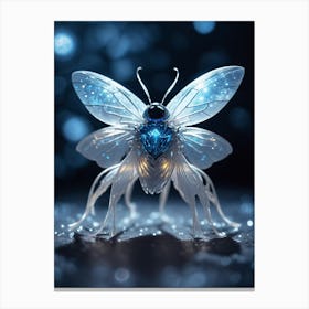 Crystal Butterfly Canvas Print