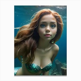 Mermaid-Reimagined 88 Canvas Print