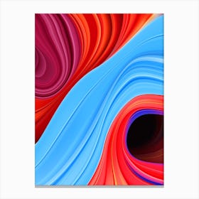 Abstract landscape: wave #1 Canvas Print