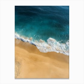 Aerial View Of A Beach 55 Canvas Print