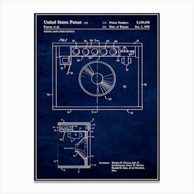 Sound Amplifier System 1992 Canvas Print