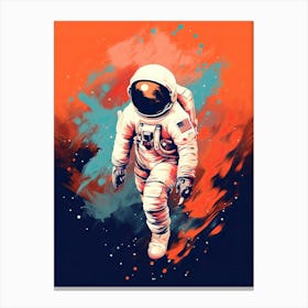 Voyage of the Stars: Astronaut's Odyssey Canvas Print