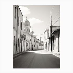 Nazareth, Israel, Photography In Black And White 1 Canvas Print