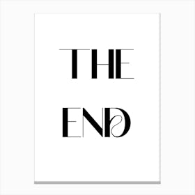 End 2024 printable. Canvas Print