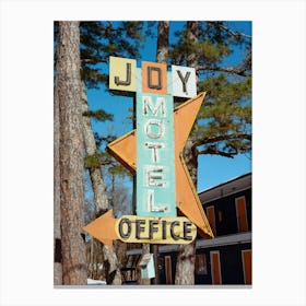 Eureak Springs Motel on Film Canvas Print