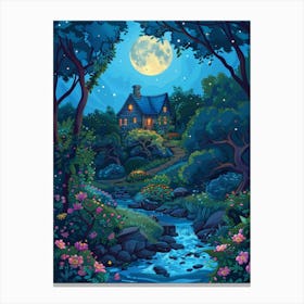 House In The Forest 2 Canvas Print