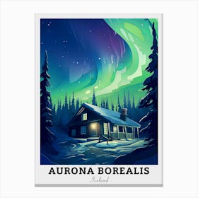 Aurora Borealis Travel Canvas Print