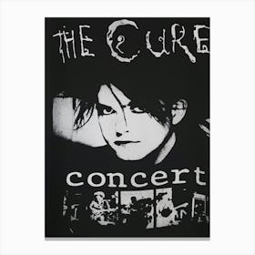 The Cure Concert 1990s Commercial Poster Canvas Print