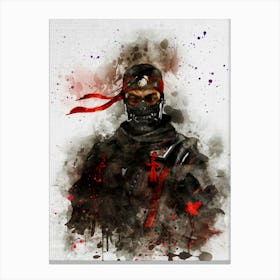 Ghost Of Tsushima Watercolor Canvas Print