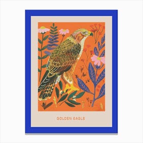 Spring Birds Poster Golden Eagle Canvas Print
