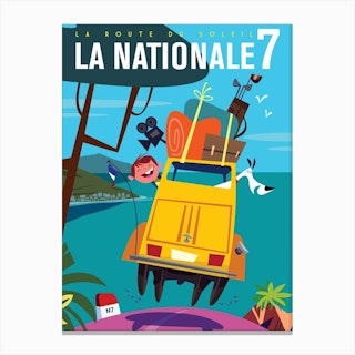La Nationale7 Canvas Print