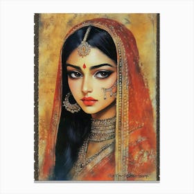 Indian Woman Canvas Print