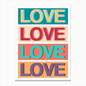 Love In Colour Canvas Print