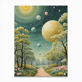 Planetary Sky Canvas Print