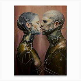 'The Kiss' Canvas Print