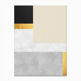 Geometric art with gold 7 1 Canvas Print