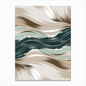 Abstract Wave Canvas Art Canvas Print