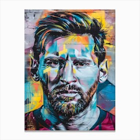 Lionel Messi 3 Canvas Print