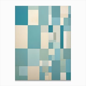 Blue Squares Canvas Print