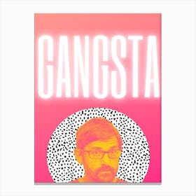Gangsta Louis Theroux Canvas Print