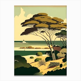 Bazaruto Archipelago Mozambique Rousseau Inspired Tropical Destination Canvas Print