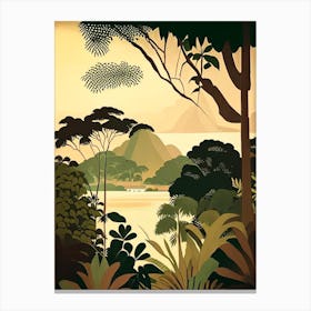 Palawan Philippines Rousseau Inspired Tropical Destination Canvas Print
