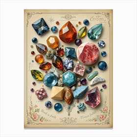 Vintage Minerals Stampe su tela