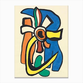 Fernand Léger Composition Murale (1952) Canvas Print